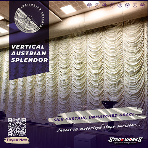 Auditorium Vertical Austrian Curtain