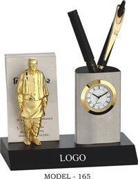 Stetue Of Unity Promotional Gift Items - Metal, Standard Size, Available In All Colors | Inspiring Office Decoration, Customized Logo Option