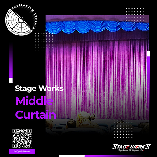 Auditorium Stage Middle Traveller Curtain