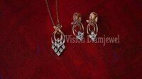 Real Diamond Small Pendant Set