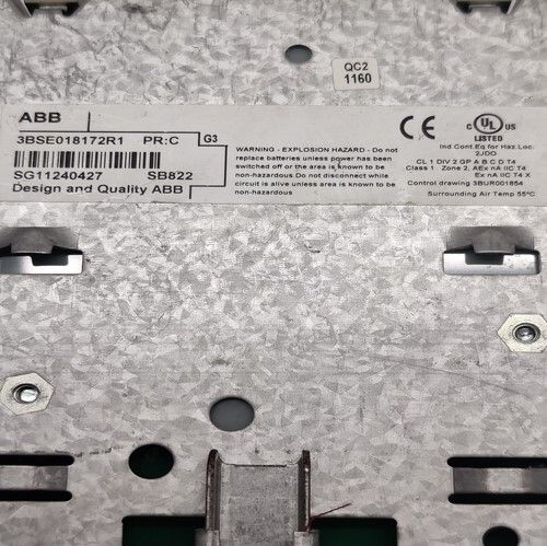 ABB 3BSE018172R1 BATTERY UNIT