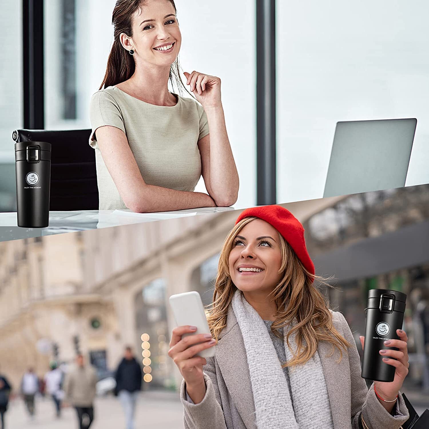 VACUUM INSULATION COFFEE CUP