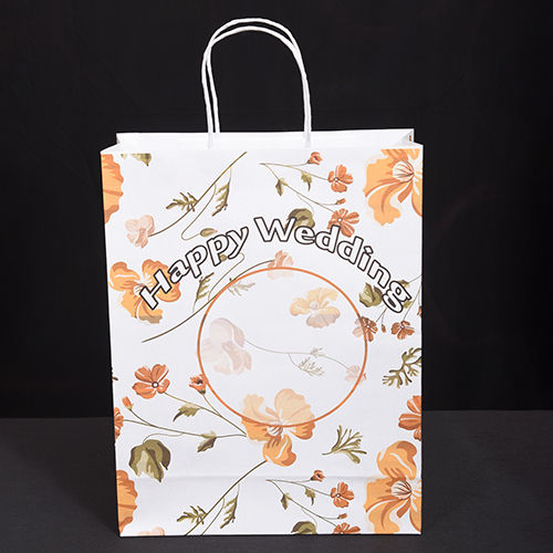 Customized Wedding Printed Kraft Paper Bag