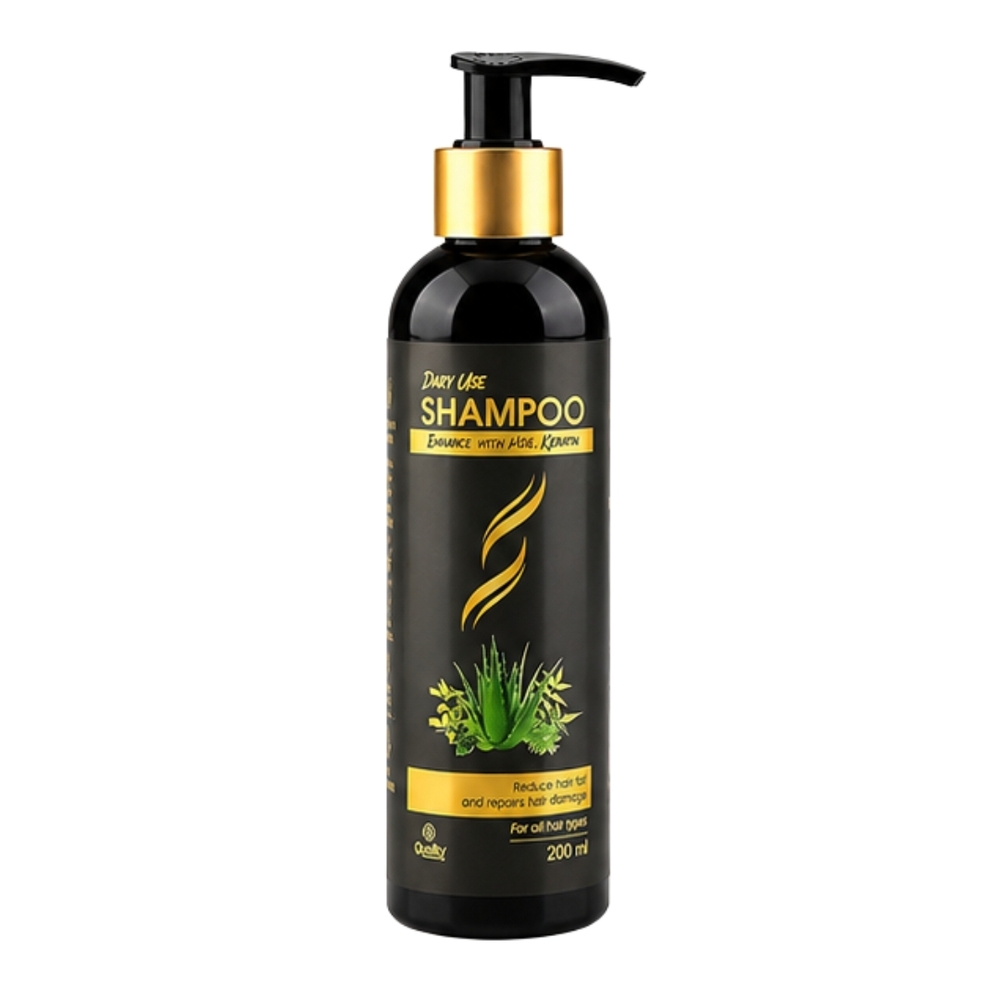 200Ml Quixbu Cosmopile Daily Use Hair Shampoo - Color: Light Blue