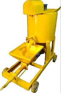 Mild Steel Cement Grouting Pump - Color: Blue