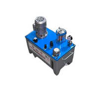 Automatic Oil Lubrication System - Mild Steel, 10 Liters Capacity, Blue And Grey Color, 220-240 Vac, 0.5 Hp Motor Power, 25kg/cm2 Pressure, Float Switch Included