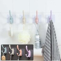 SELF ADHESIVE PLASTIC WALL HOOK FOR HOME