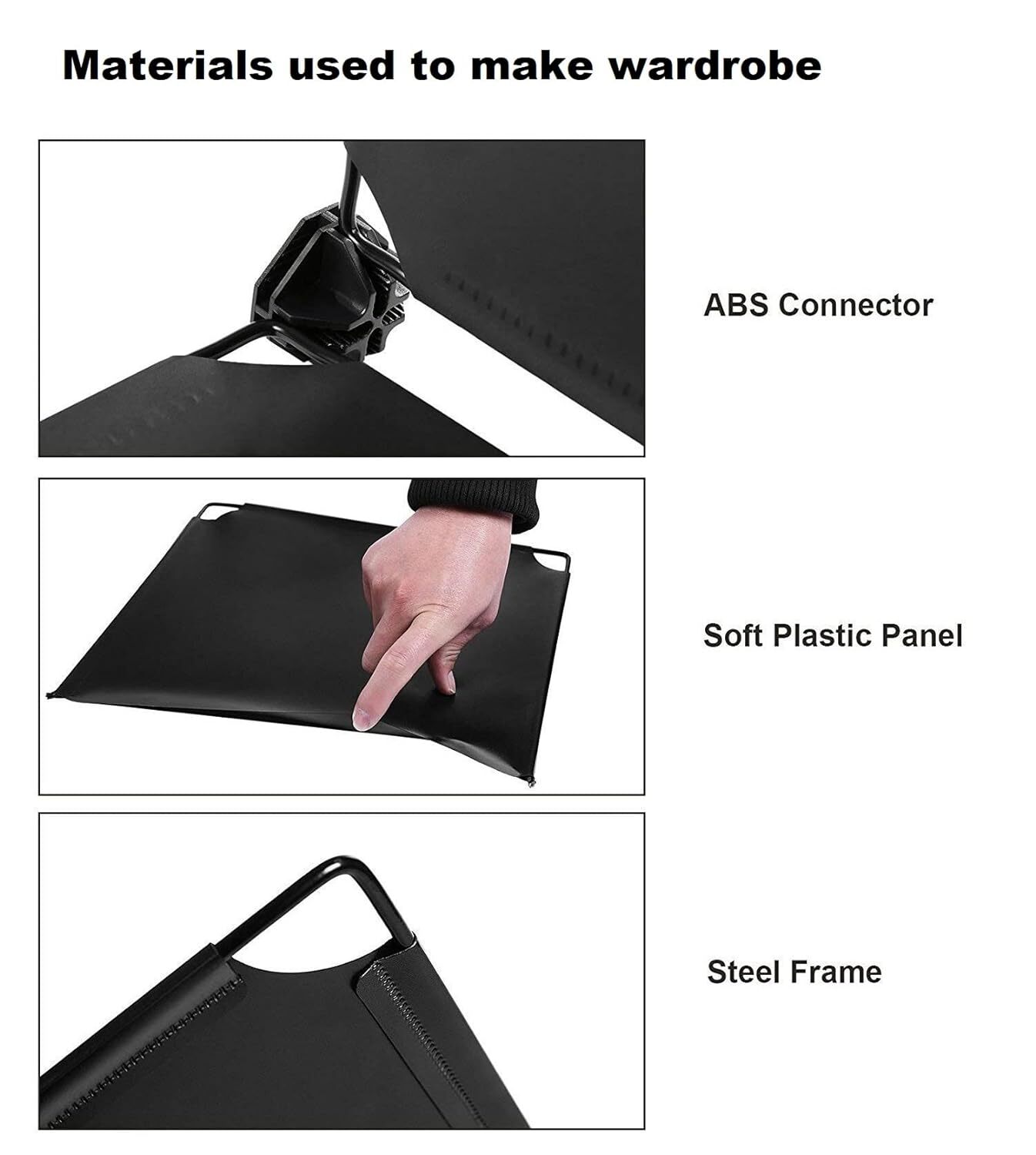 12 DOOR PLASTIC SHEET WARDROBE STORAGE RACK