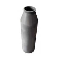 Nitride Bonded Silicon Carbide Burner Nozzles - Pipe Shape, Grey Black To Black Color | High Temperature Resistance, Thermal Stability, Corrosion Resistance, Optimized Combustion Efficiency