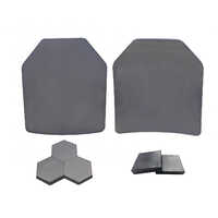 Silicon Carbide Bulletproof Plate - Customized Sizes, Grey Black To Black Color | Lightweight, High Hardness, Superior Ballistic Performance