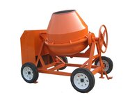Electric Engine Cement Concrete Mixer - Color: Gray