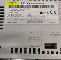 SIEMENS 6AV6642-5DC10-1AC0 OPERATOR INTERFACE( NEW WITHOUT BOX )