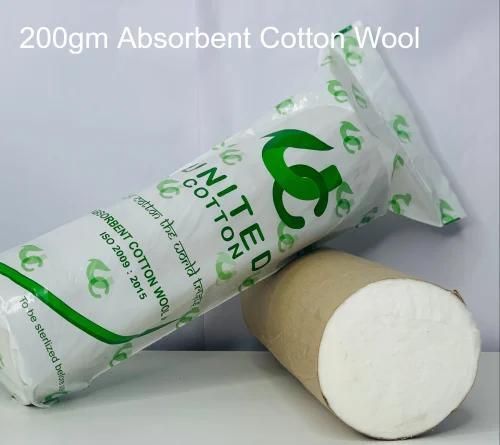 Absorbent Cotton Wool Roll - Shape: Circle