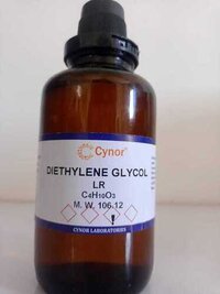 Diethylene Glycol Lr 98.5% (for Synthesis) (500ml) - C4h10o3, Amber Color, 1.118 G/ml Density | Cost Effective, High Purity, Versatile Solvent