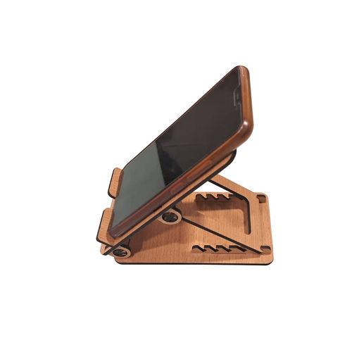 Brown Phone Stand Mdf