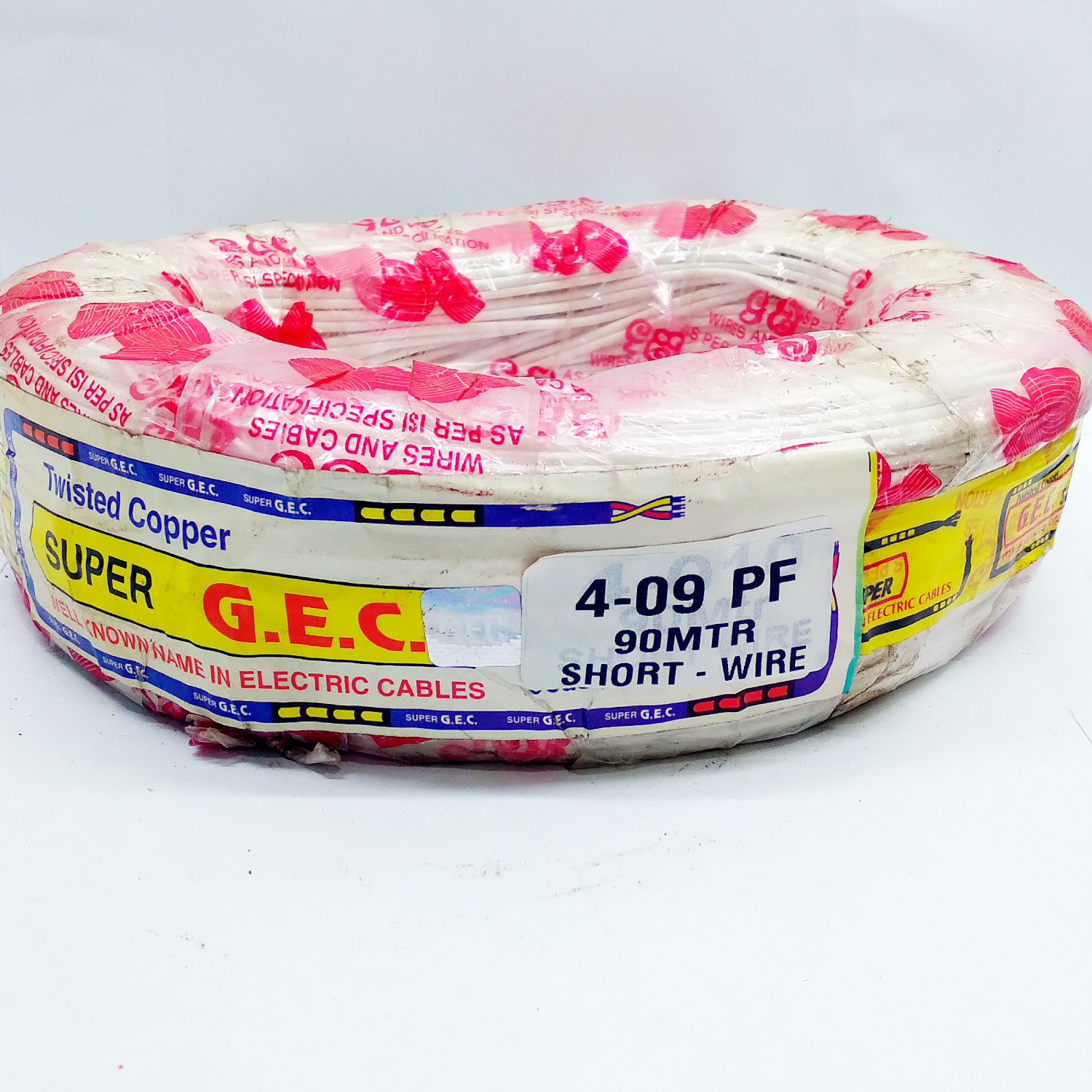 04-09 Parallel Flat Copper Wire 82 MTR (White)