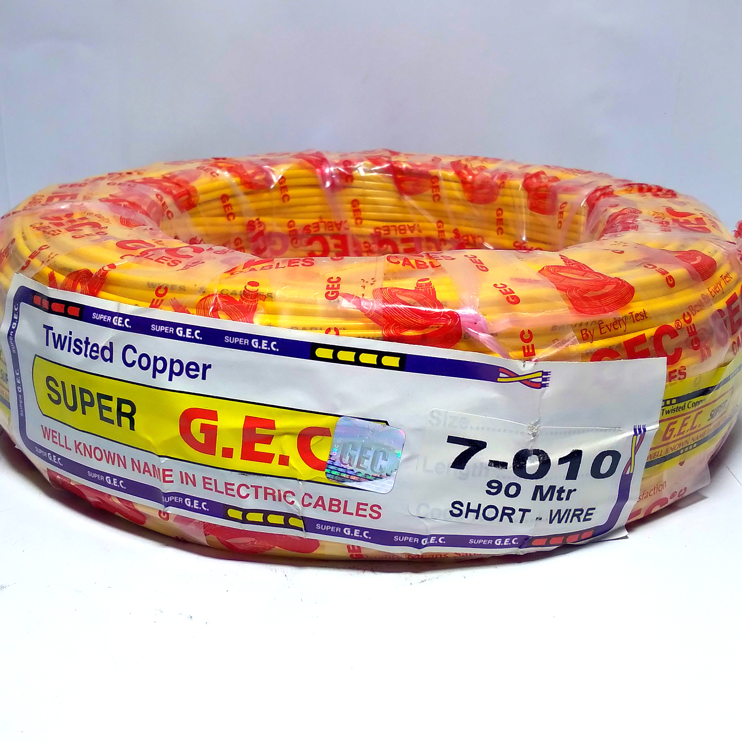 7-010 Parallel Flat Copper Wire 82 MTR (White)