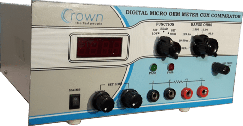 3.5 Digit Digital Micro Ohm Meter Cum Comparator