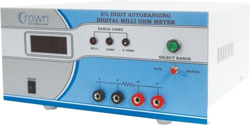 3.5 DIGIT AUTO RANGING DIGITAL MILLI OHM METER