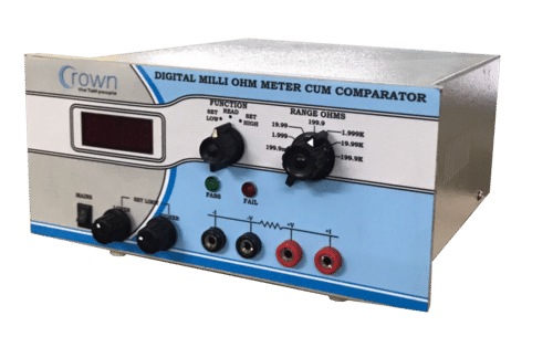 3.5 DIGIT DIGITAL MILLI OHM METER CUM COMPARATOR