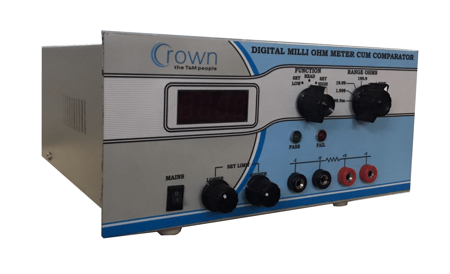 3.5 DIGIT DIGITAL MILLI OHM METER CUM COMPARATOR