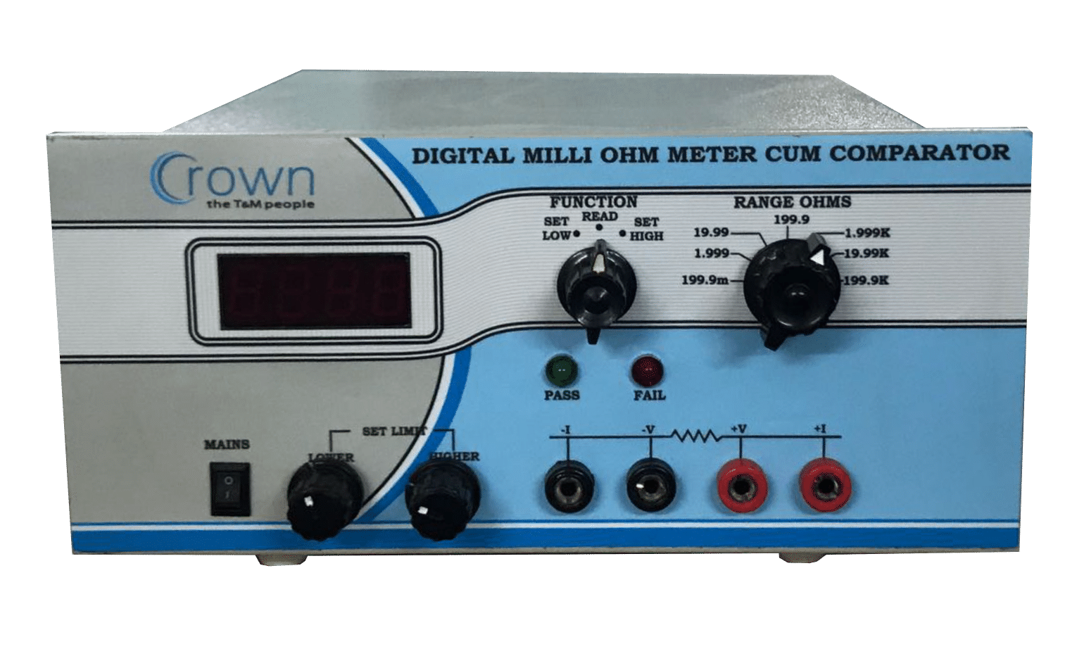 3.5 DIGIT DIGITAL MILLI OHM METER CUM COMPARATOR