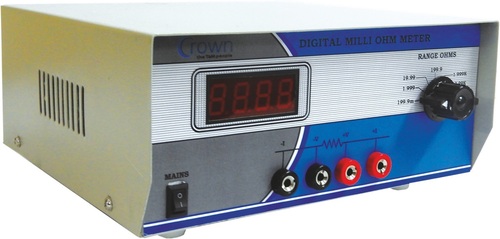 DIGITAL MILLI OHM METER (ROTARY SWITCHES)