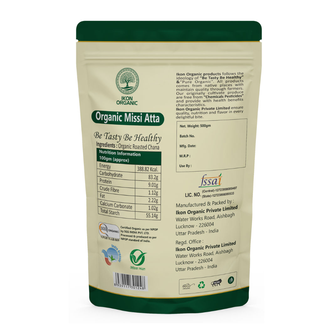 IKON Organic Missi Atta -500gm