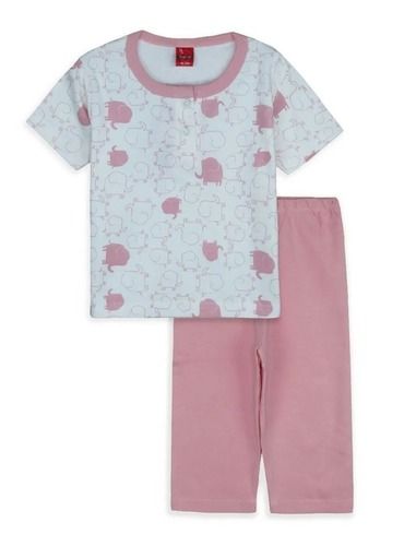 BABY GIRLS INTERLOCK PYJAMA SET