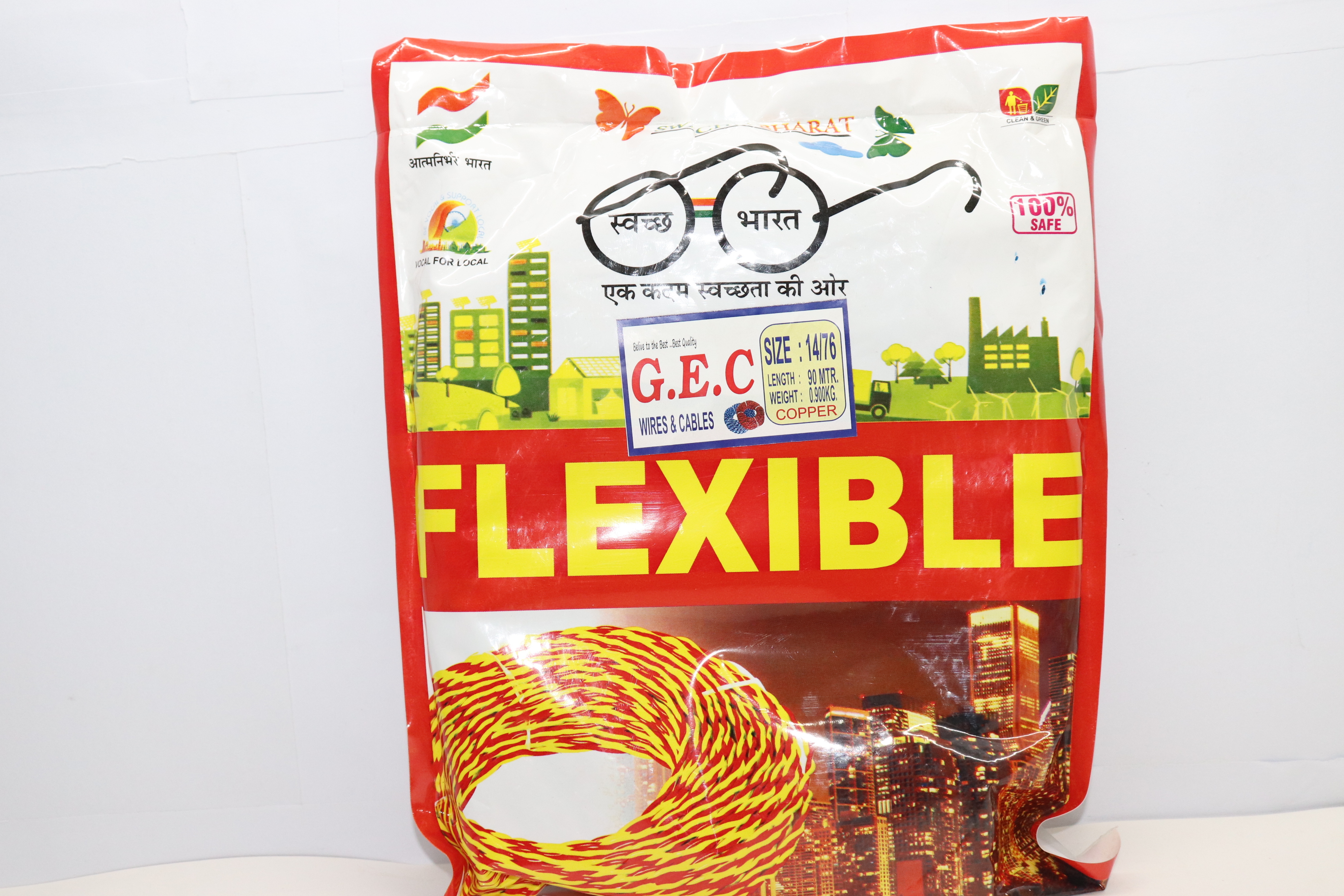 23-76 GEC Copper Flexible Polypack 90 MTR