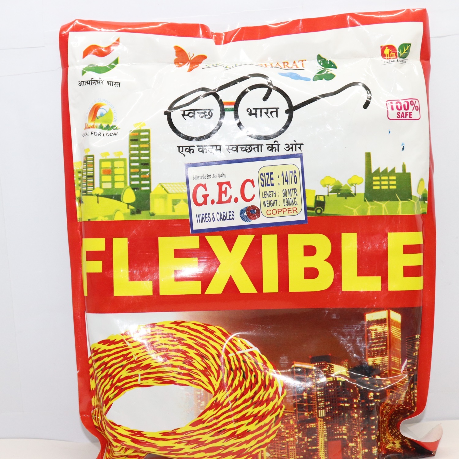 23-76 GEC Copper Flexible Polypack 90 MTR