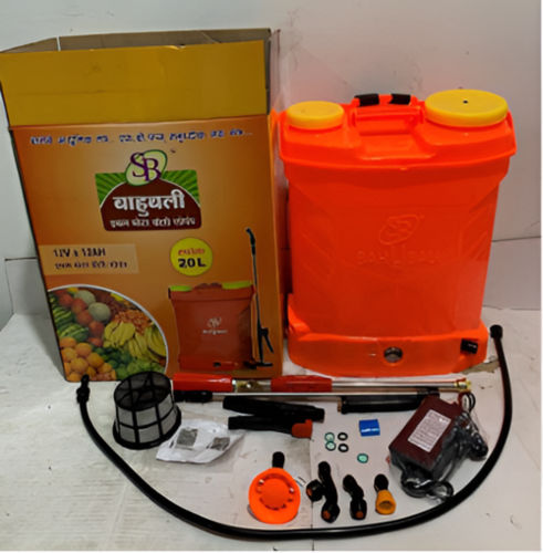 20L Double Motor Pump Battery Sprayer 12/12 With 4 Nozzle Set Application: Agriculture