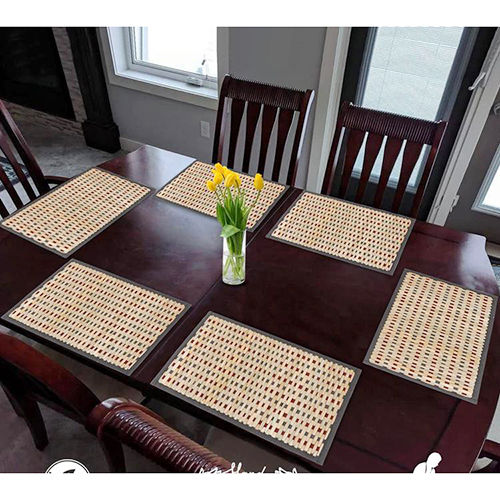 Printed Dining Table Place Mat Set