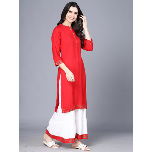 Ladies Regular Kurta With Sharara