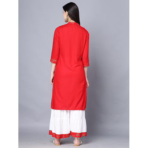 Ladies Regular Kurta With Sharara