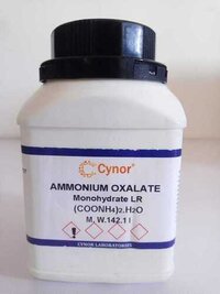 Ammonium Oxalate Monohydrate Lr (500 Gm) - Chemical Formula: (coonh4)2.h2o, Color: White, Molar Mass: 142.11 G/mol | Features: Laboratory Grade, High Purity, Water Soluble, Crystalline Form