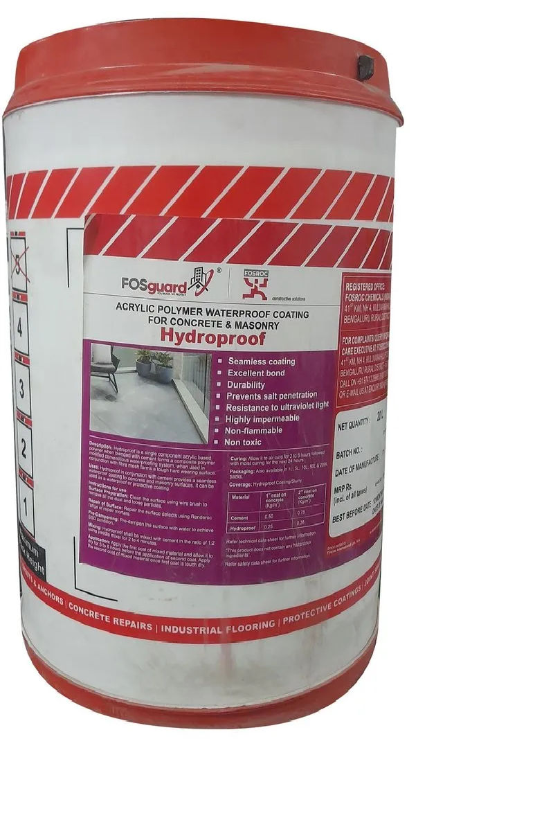 Fosroc Hydroproof Xtra Polymer Cement Waterproof Coating