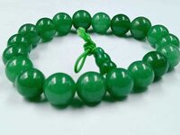 Green Onyx Gemstone Bracelet - Shape: Round Brilliant Cut