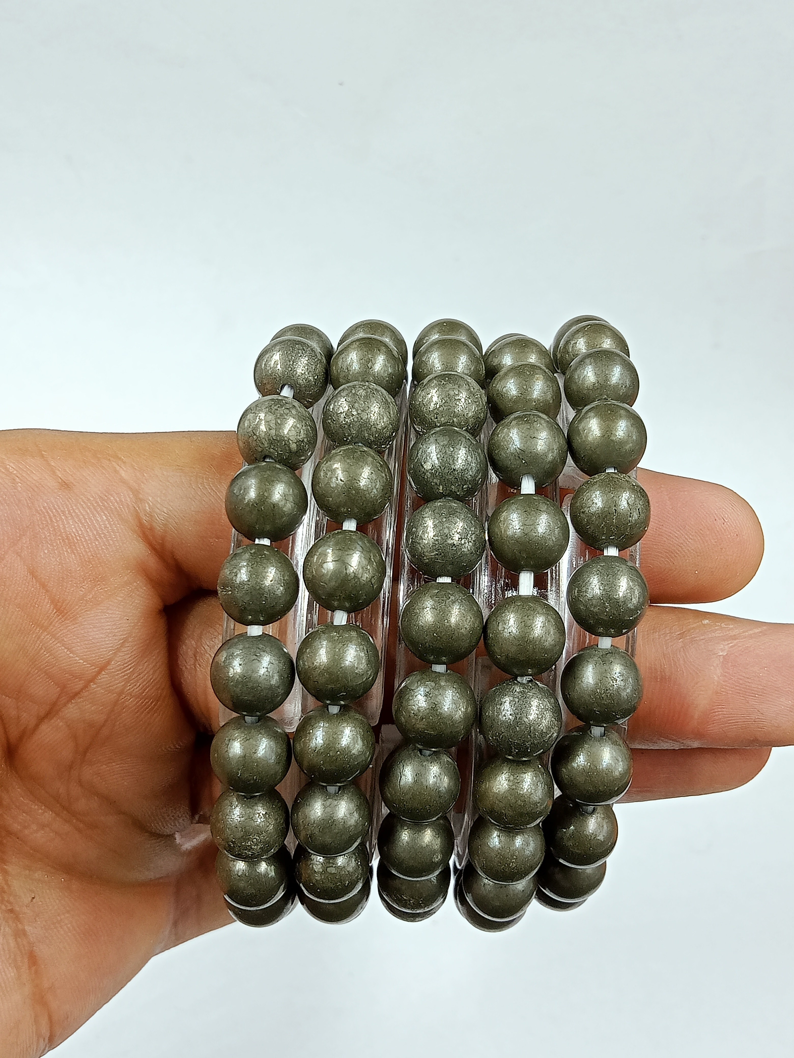 Natural Pyrite Stone Bracelet