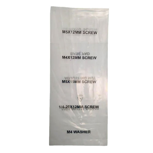 Printed Polythene Bags - Color: Transparent