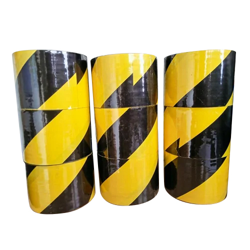 PVC Yellow And Black Floor Marking Tape