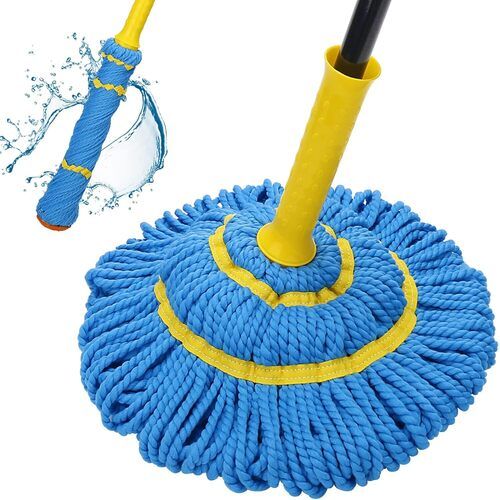 Self-wringing Twist Dust Mops For Floor Cleaning