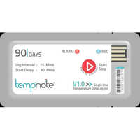 Tempnote V1.0 - Single Use Data Logger