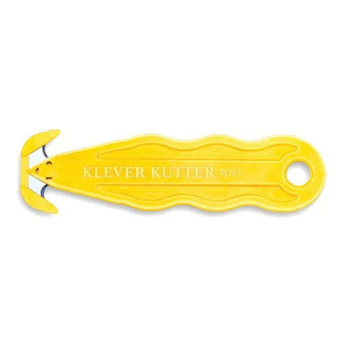 Yellow Klever Kutter Plus - Safety Cutter Highly Useful For Cutting Of Hdpe Sack Bags, Straps & Many More