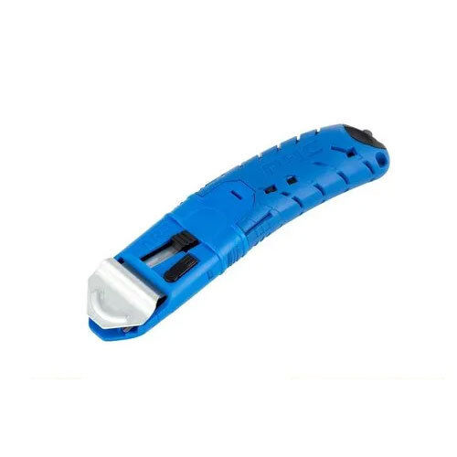 Blue Phc (Pacific Handy Cutter) - Ar3 Guarded Auto Retract Safety Cutter With Ambidextrous Twist Handle