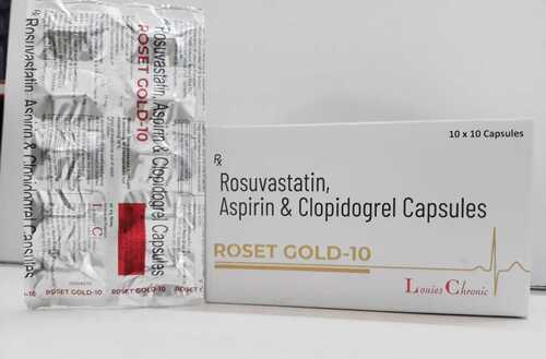 rosuvastatin 10mg  aspirin and clopidogrel capsules