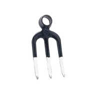 Diamond Tang 3 Prong Digging Fork - Metal, Various Sizes Available | Ptfe Coated Finish, Durable Garden Fork For Efficient Digging