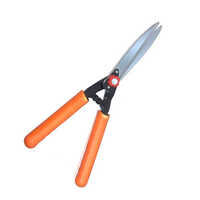 Hedge Shear With Plastic Handle - Durable Metal, Lightweight Design, Multiple Size Options Available | Sleek, Uncoated Finish For Modern Lawning