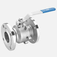 2 Piece Flanged End Ball Valve - Finish: Polished