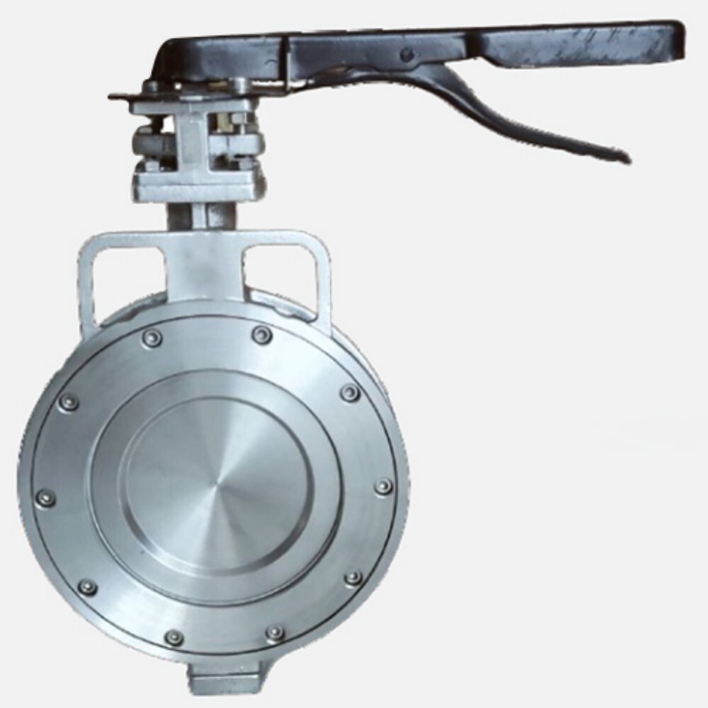 Lever Operated High Performance Double Offset Butterfly Valve - Material: Stainless Steel